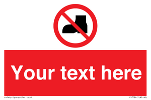 Custom No outdoor footwear